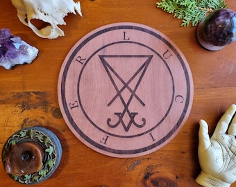 Sigilo de Lucifer // Sello de Satán // Decoración mágica