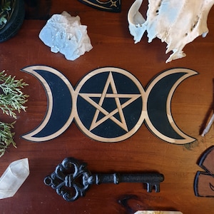 Triple Goddess Altar Tile // Magickal Decor