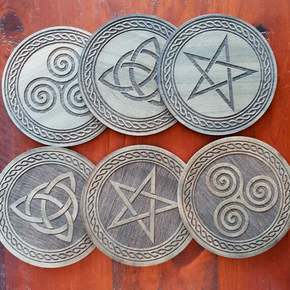 Wiccan Trays Incense Holders