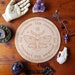 Celestial Moth Pendulum Board // Laser Engraved Answers Board 