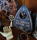 Decorative Planchette // Laser Engraved Spirit Board Pointer // Gothic Witch Decor 