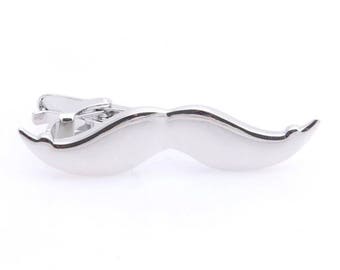 Men's Vintage Tie Clip Mustache Necktie Tie Clip Bar Clasp Wedding Gift For Him Prom Date Graduation For Dad Business Unique Gift