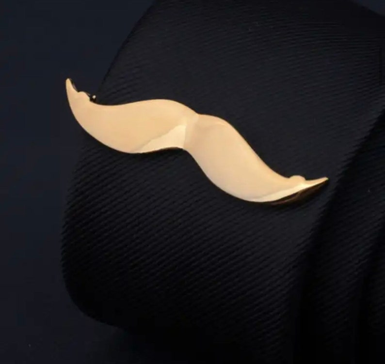Moustache Tie Clip image 1