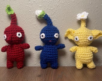 Crochet Pikmin Plush amigurumi
