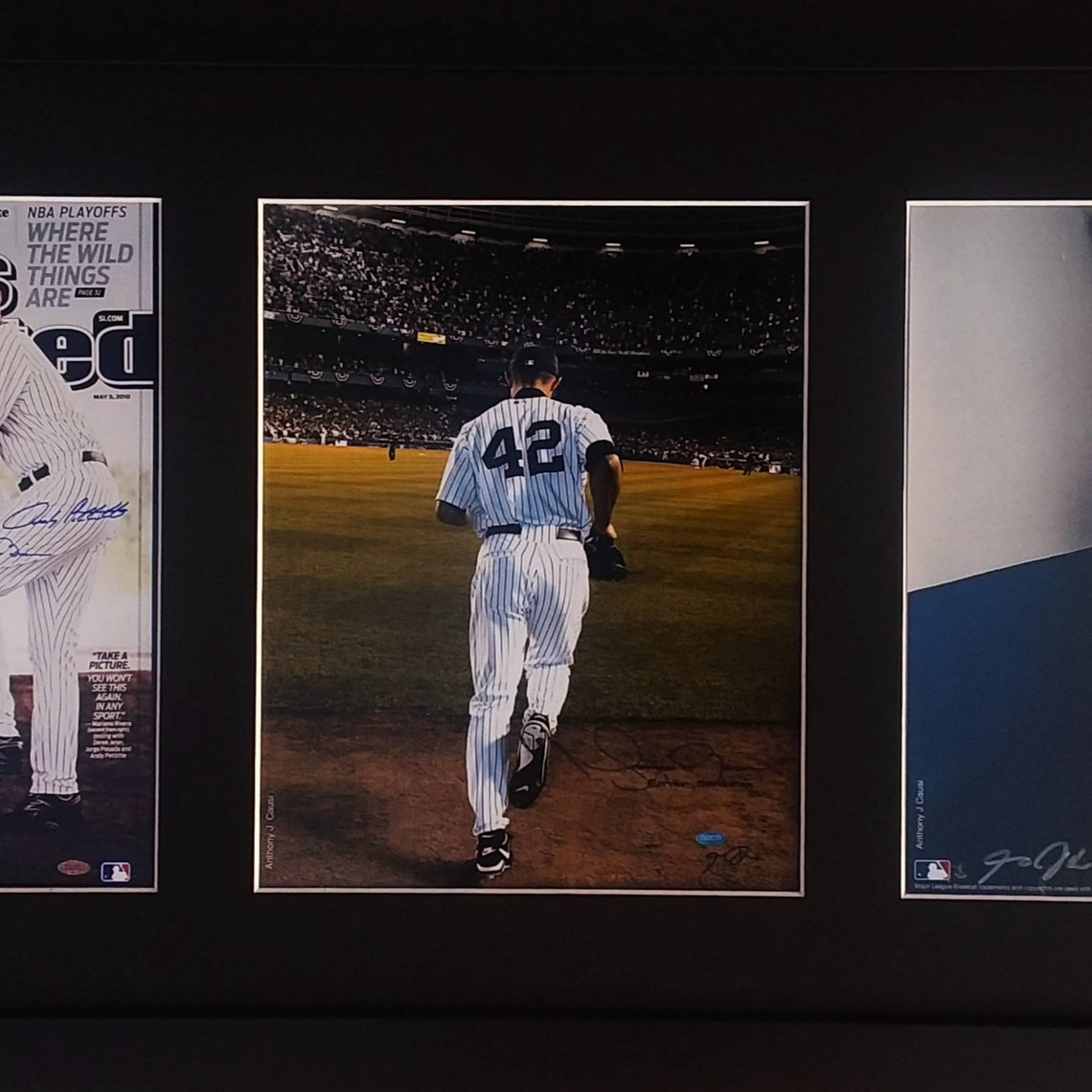 The Core Four Framed NY Yankees Photo Art New York Yankees Etsy