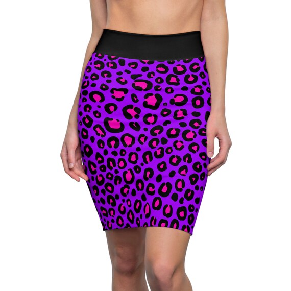 Cheetah pencil skirt top
