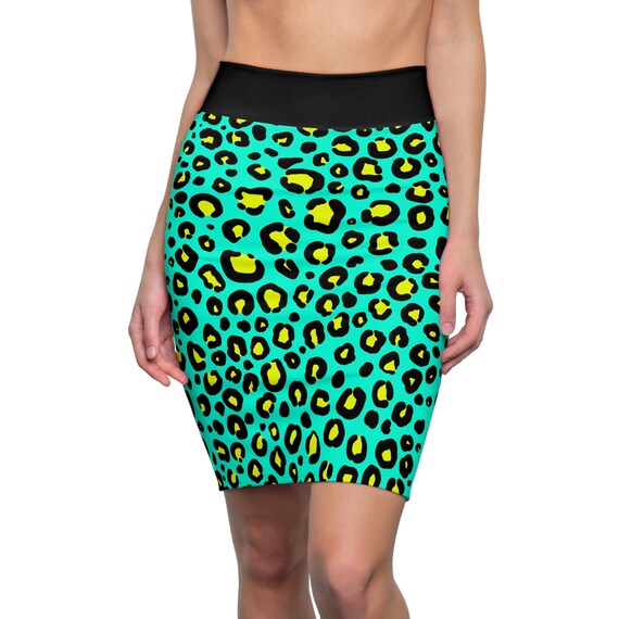 Cheetah pencil skirt top