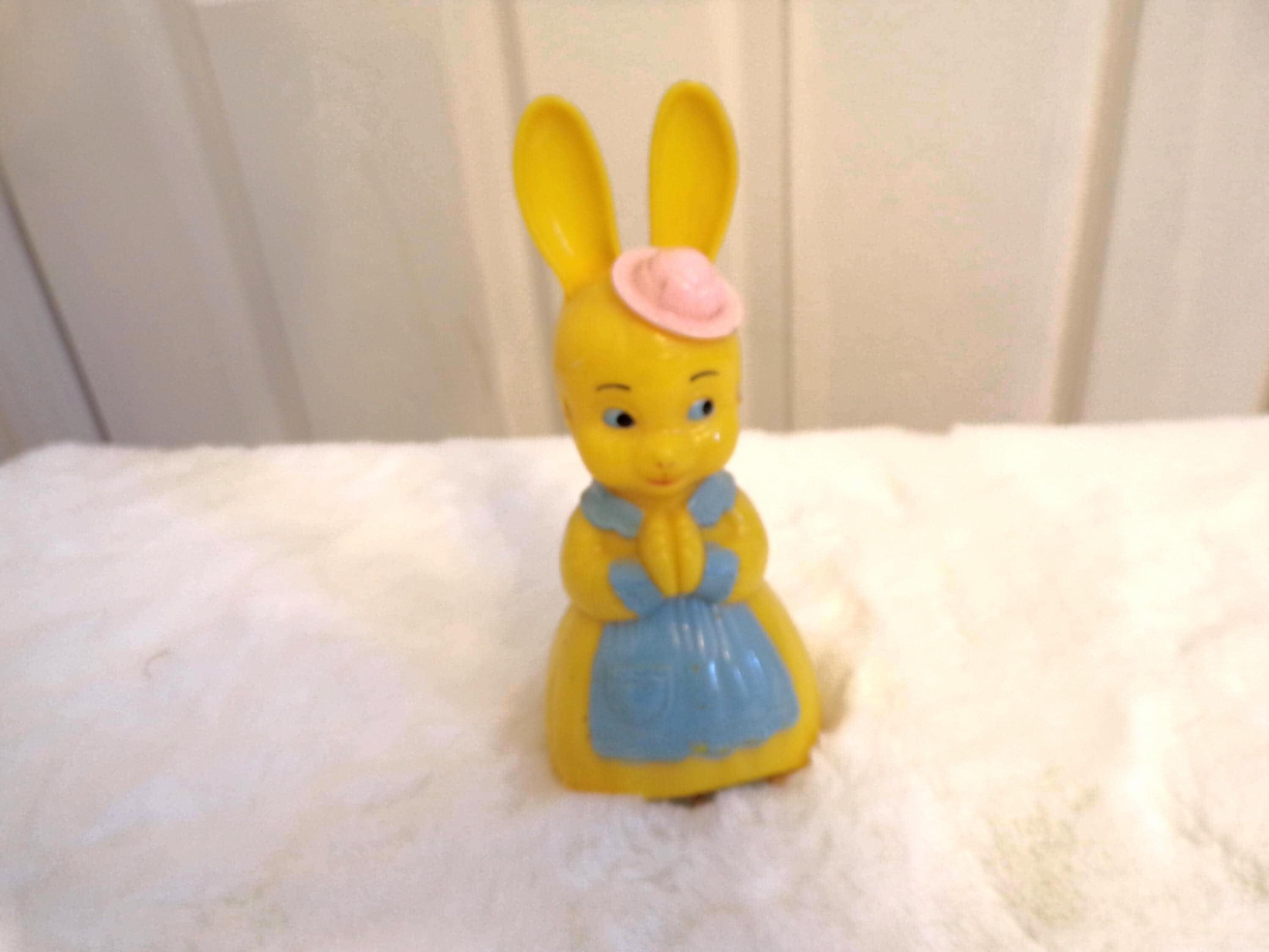 Vintage Knickerbocker Plastic Bunny - Etsy