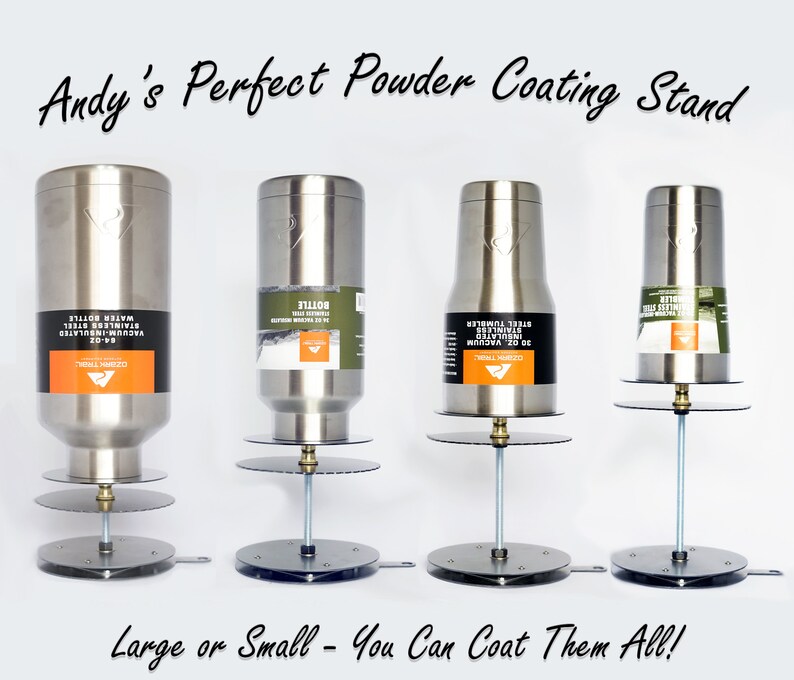 Andy's Perfect Tumbler Powder Coating Stand Rotating & Etsy