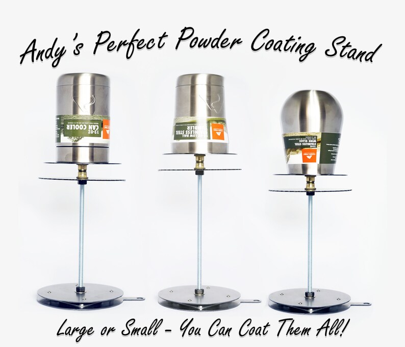 Andy's Perfect Tumbler Powder Coating Stand Rotating & Etsy