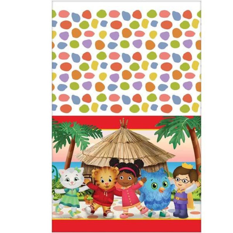 Daniel Tiger S Neighborhood Tablecover Birthday Party Etsy