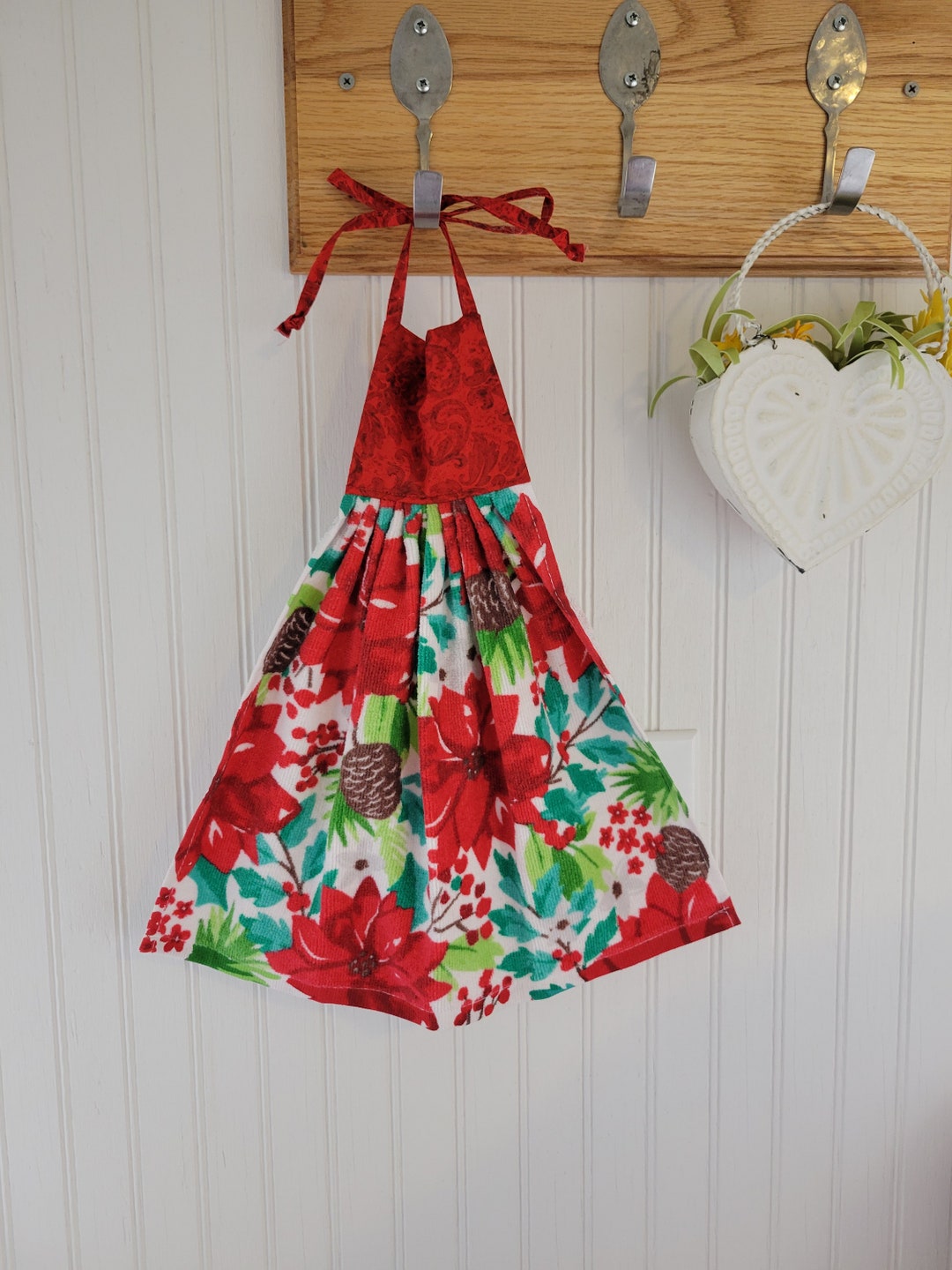 Holiday Hanging Towel Christmas Hanging Towel Winter Hanging Towel