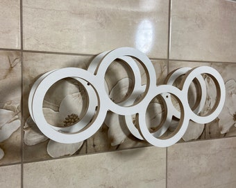 Kundenspezifischer hölzerner Toilettenpapierhalter - stilvolles, modernes Badezimmerzubehör