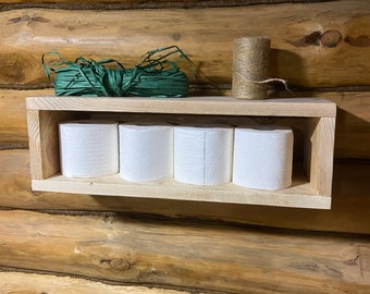 Wooden Floating Storage Shelf for Bathroom - Functional and Beautiful Organizer