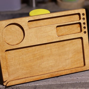 Wooden Rolling Tray, gift for friend