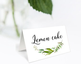 buffet cards etsy food cards for buffet template