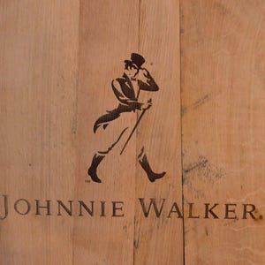 Johnnie Walker Scotch Whisky Barrel Head/Lid image 2