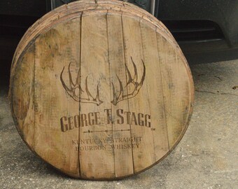 George T. Stagg Kentucky Bourbon Whiskey Barrel Lid/Head