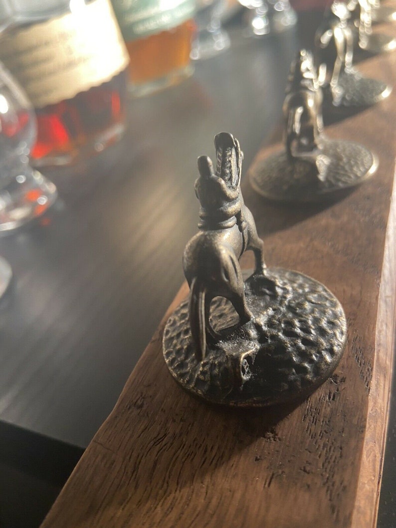 Blanton's Bourbon Cork Display Solid Oak Blantons Etsy