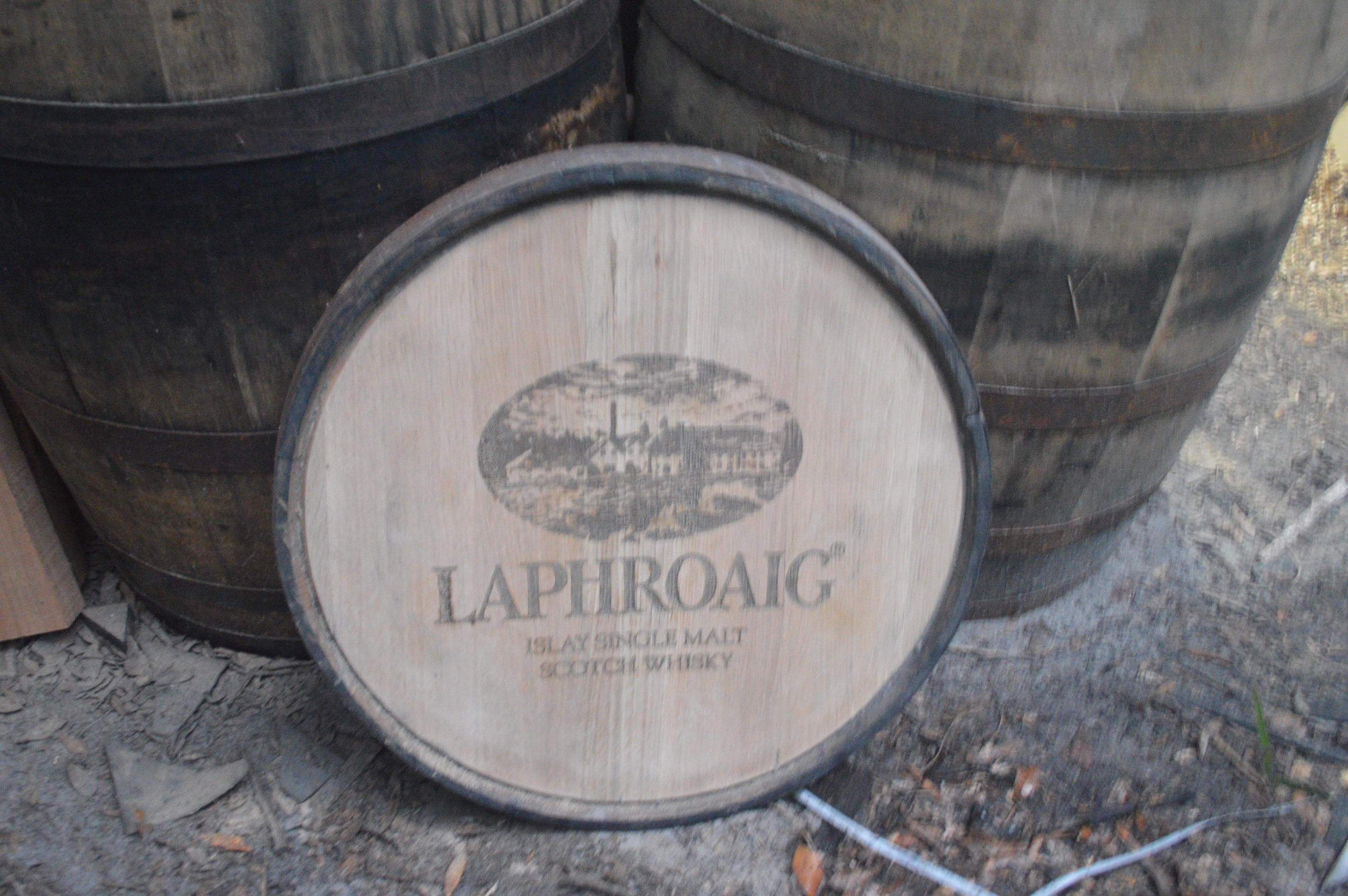 新品】LAPHROAIG wood Barrel 3L