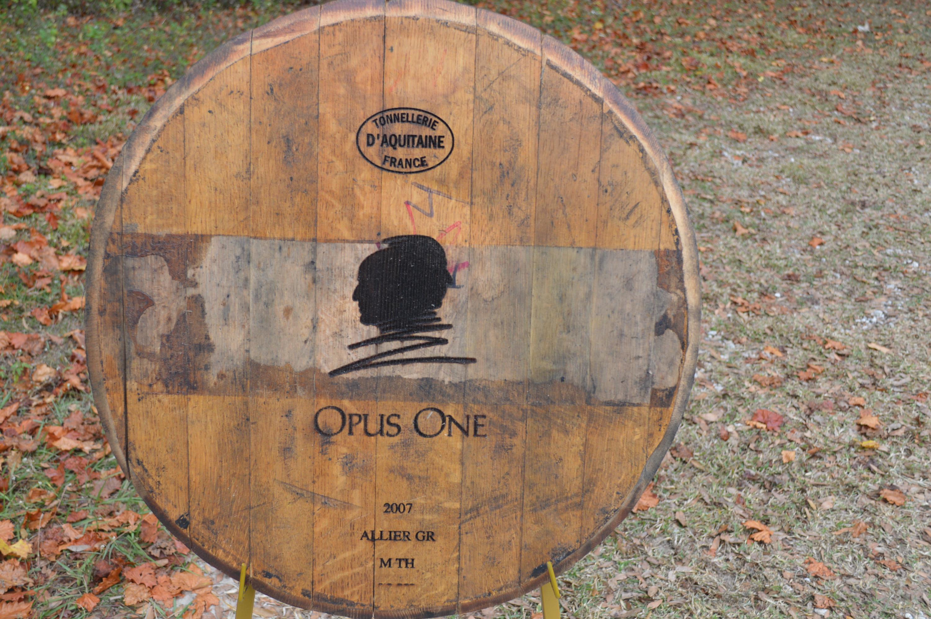 2007 Opus One Logo Napa Valley Vineyard Wine Barrel Head/lid - Etsy