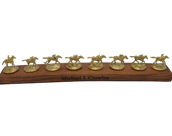 Personalized Blanton&#39;s Bourbon Cork Stopper Display Center Oak Barrel Half Stave, Blantons, Whiskey