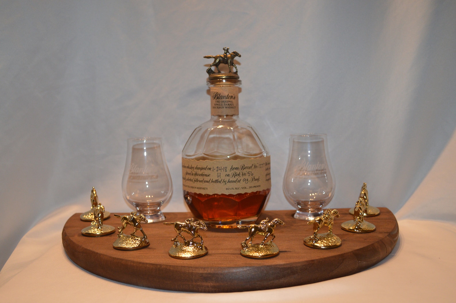 Lighted Blantons Bourbon Horse Cork Stopper Display Choice Etsy