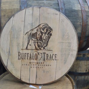 Buffalo Trace Bourbon Whiskey Barrel Head/Lid