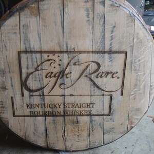Eagle Rare Bourbon Whiskey Barrel Head/lid - Etsy