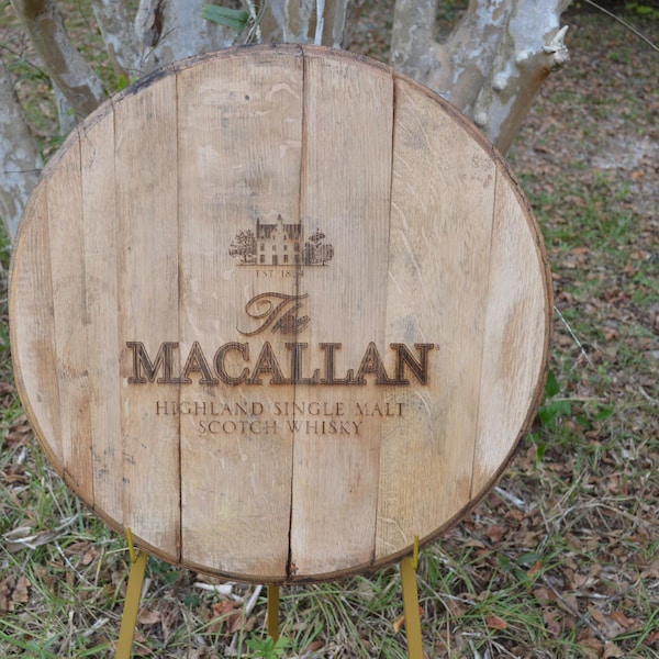 Macallan Scotch Whisky Barrel Head/Lid