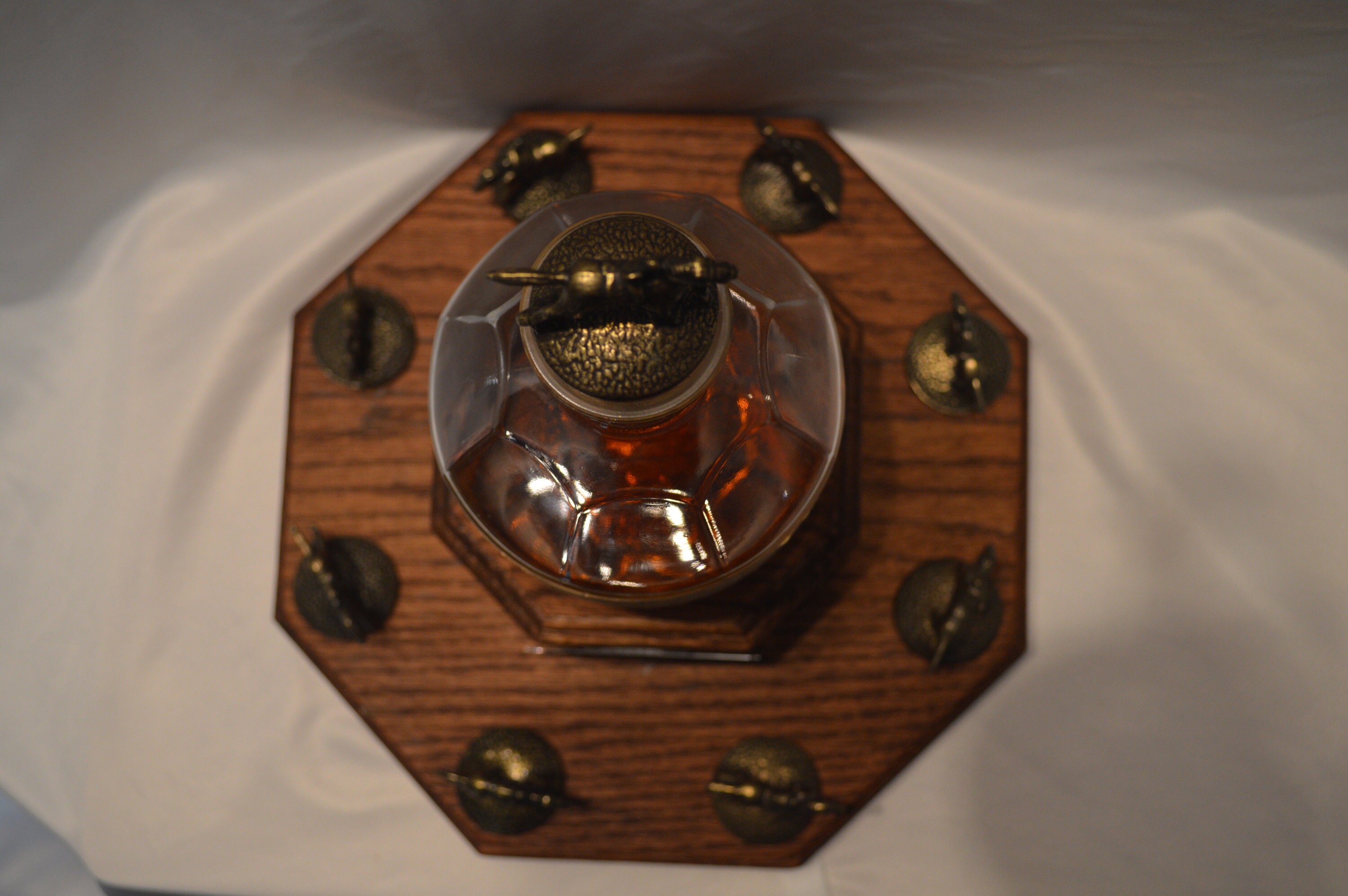 Illuminated Blanton's Bourbon Cork Stopper Display Octagon Etsy