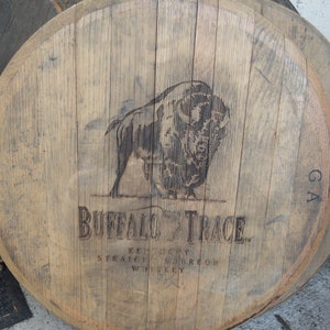 Buffalo Trace Bourbon Whiskey Barrel Head/Lid