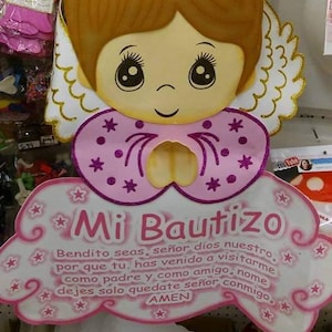 Figuras de fomi bautizo