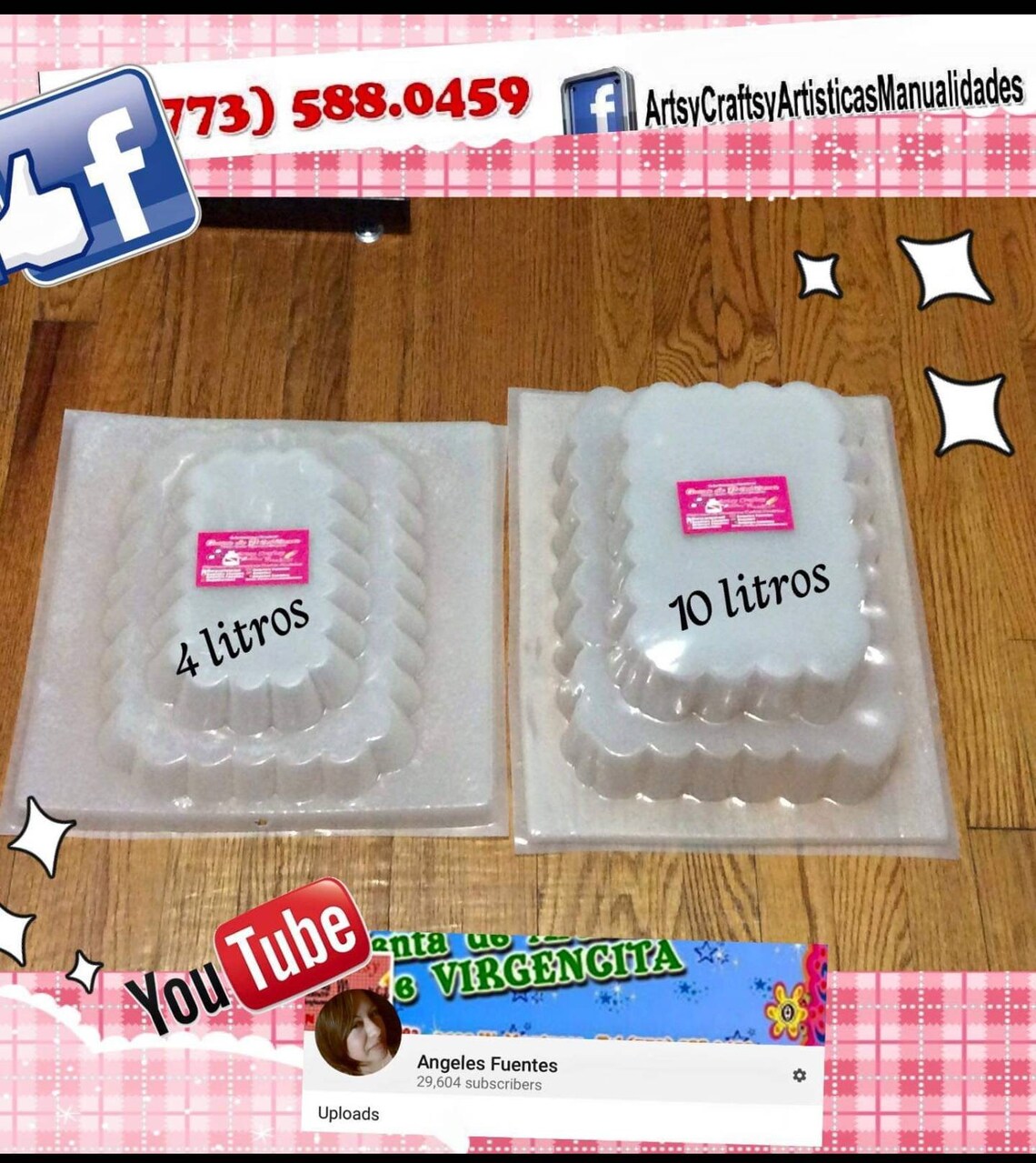 Gelatin Molds Include Transfer Etsy