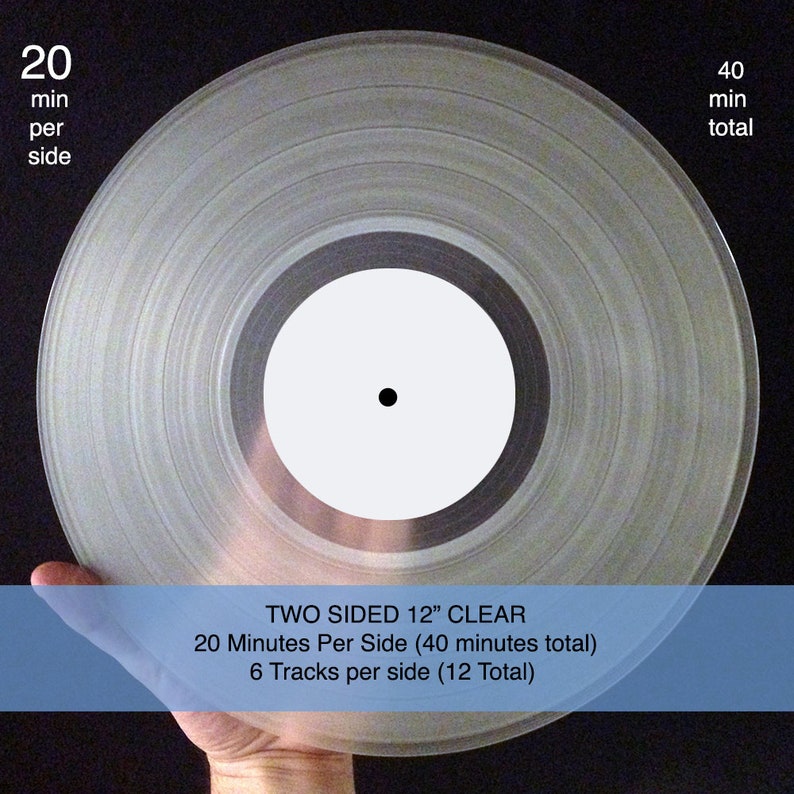 12 Mixtape Vinyl Record Your Songs on Custom Vinyl 20 Etsy