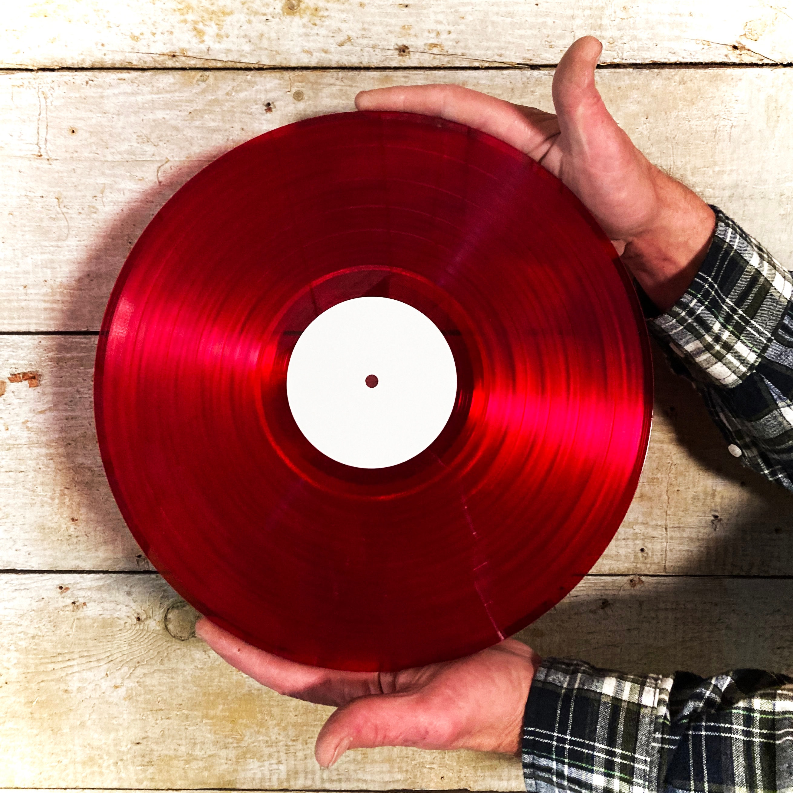 diskriminerende på fænomen 12 RED Translucent Custom Vinyl Record Two Sided LIMITED - Etsy Sweden