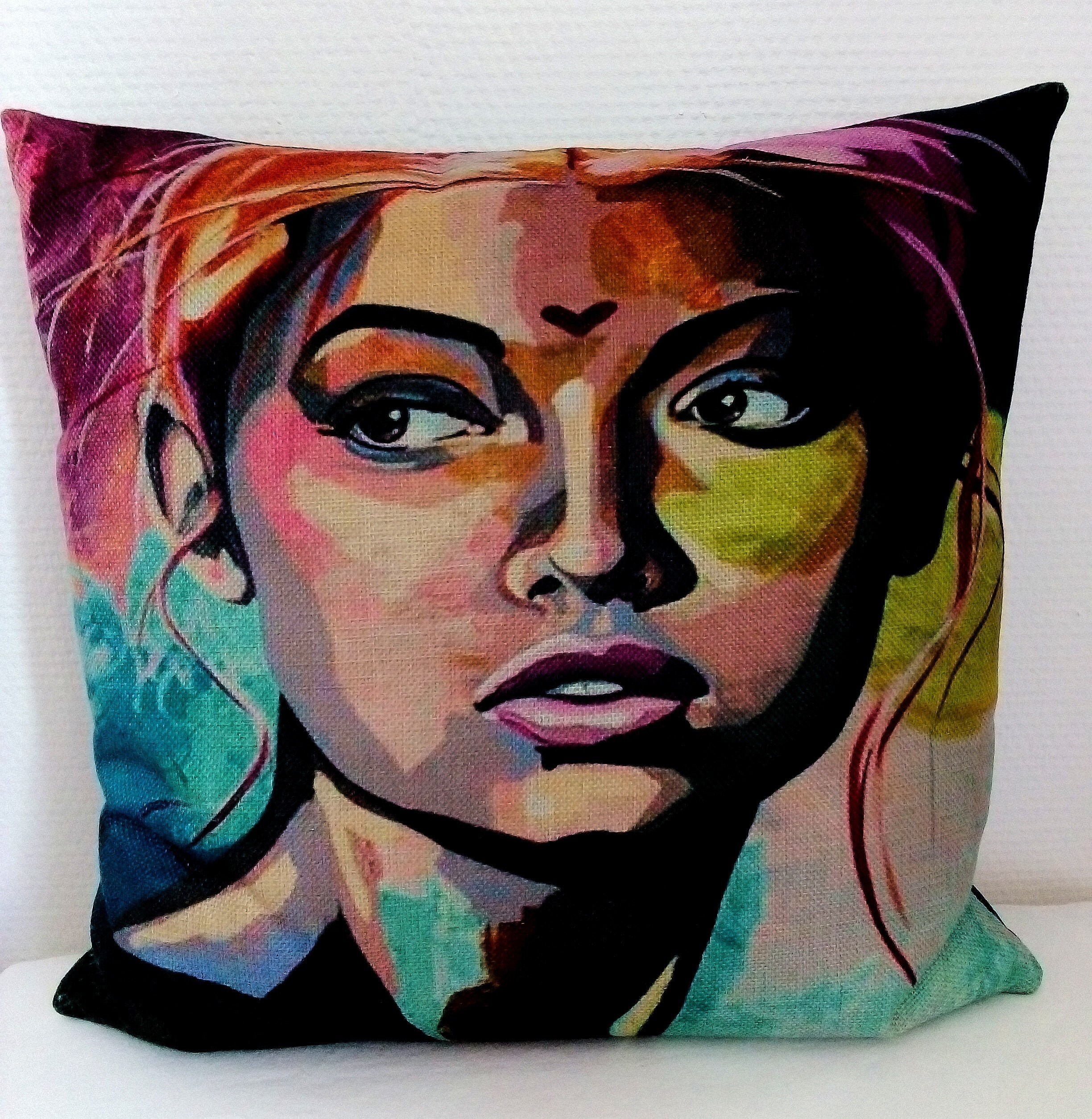 Coussin Femme Africaine