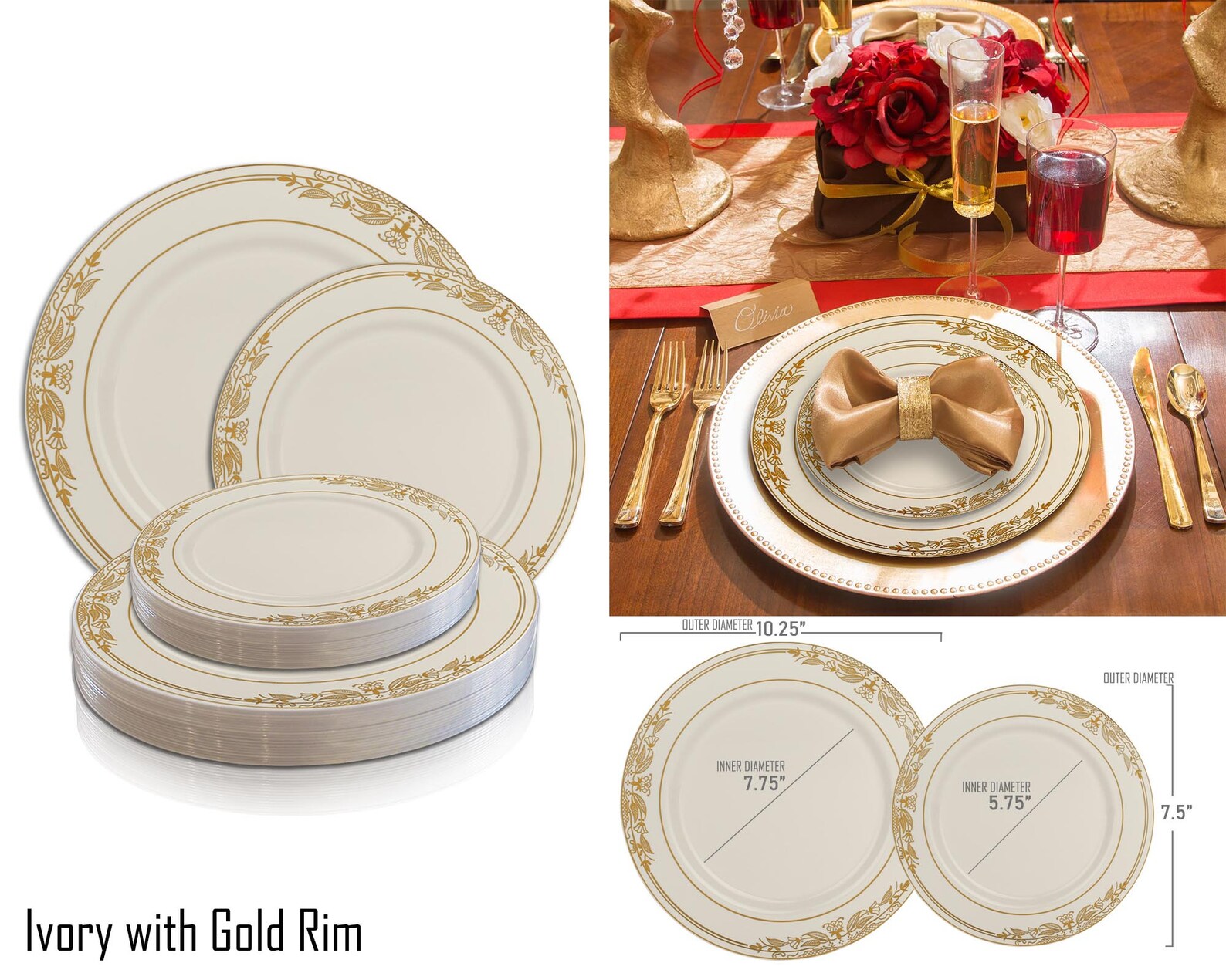 Deluxe Dinner Plates or Salad Plates Vibrant Colors Harmony Etsy