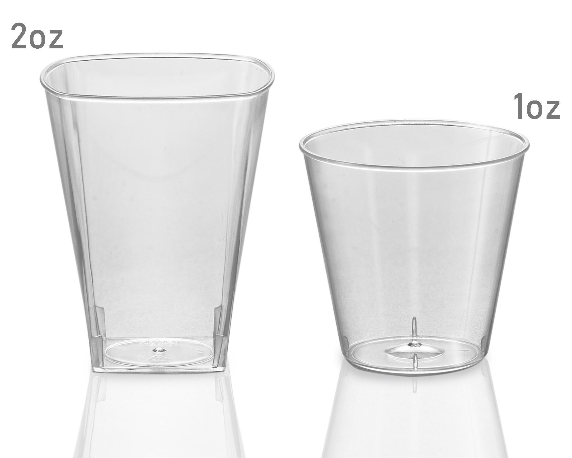 Clear Plastic Shot Glasses, Disposable Wine Tasting Cups, Party Supply -  Etsy