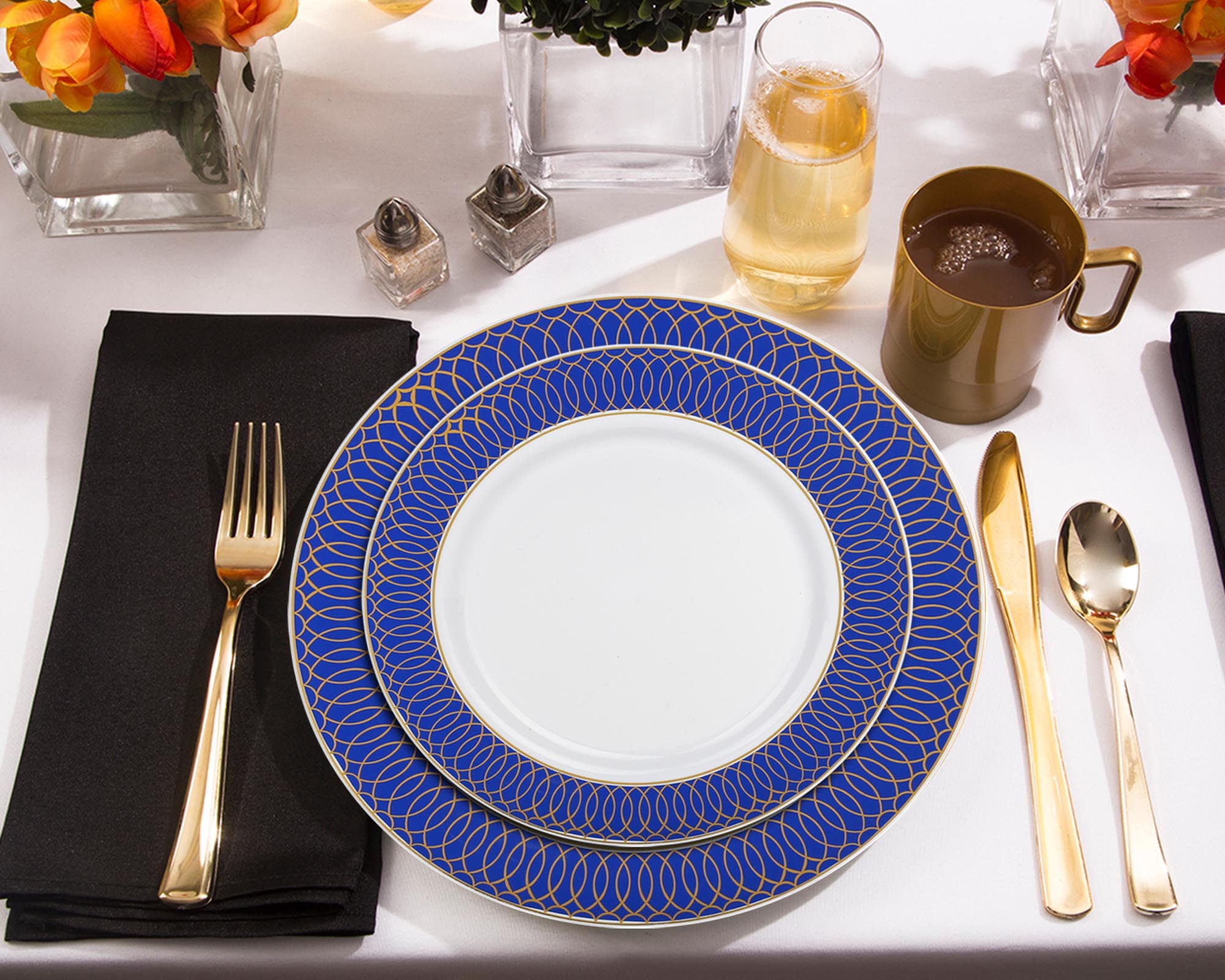 Deluxe Dinner Plates or Salad Plates Vibrant Colors Spiral Etsy