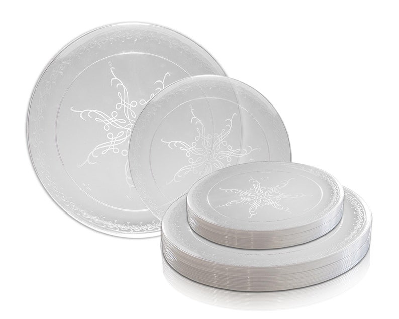 Clear Dinner Plates Buffet Plates Salad Plates or Pastry Etsy