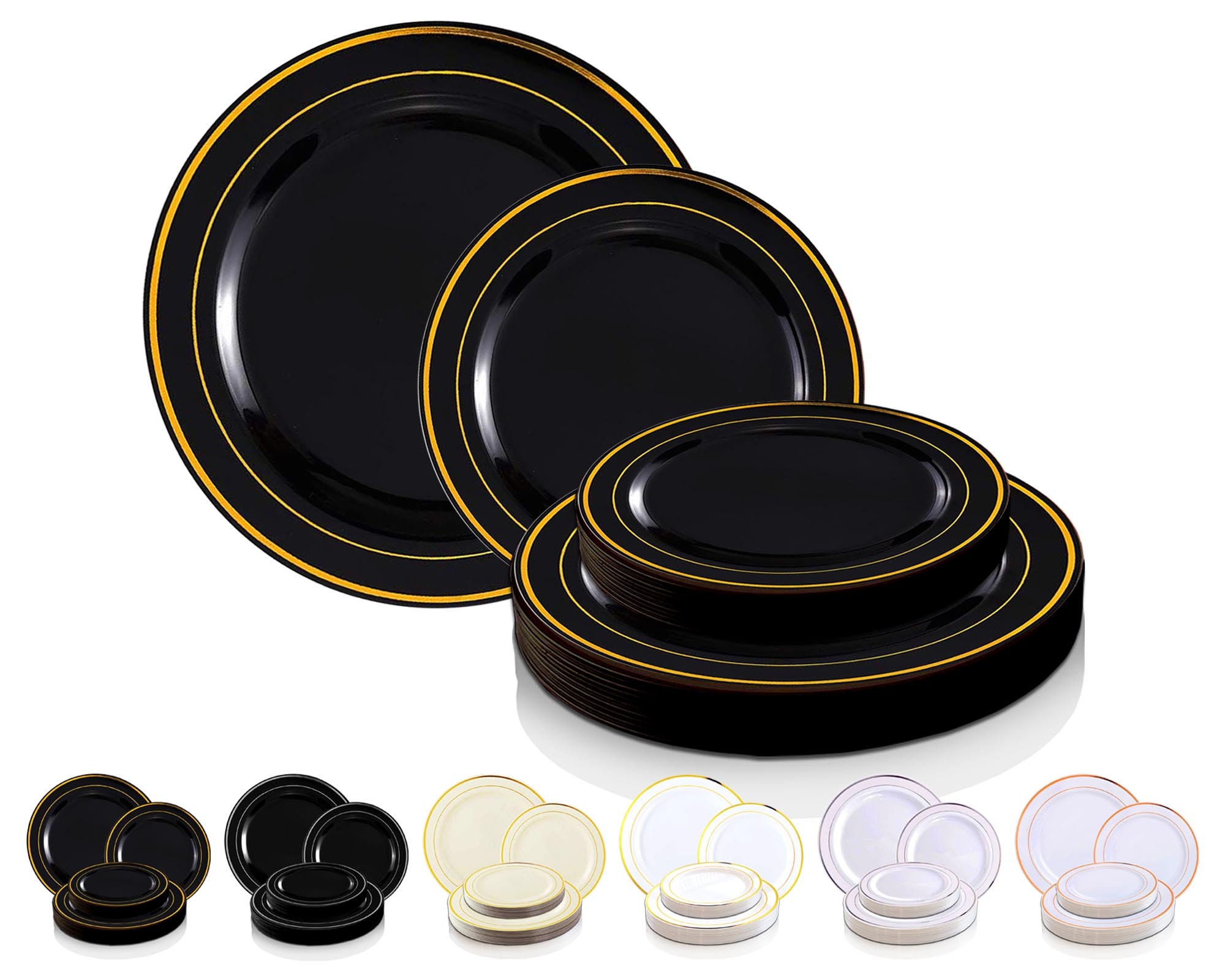 Plato desechable de lujo sale