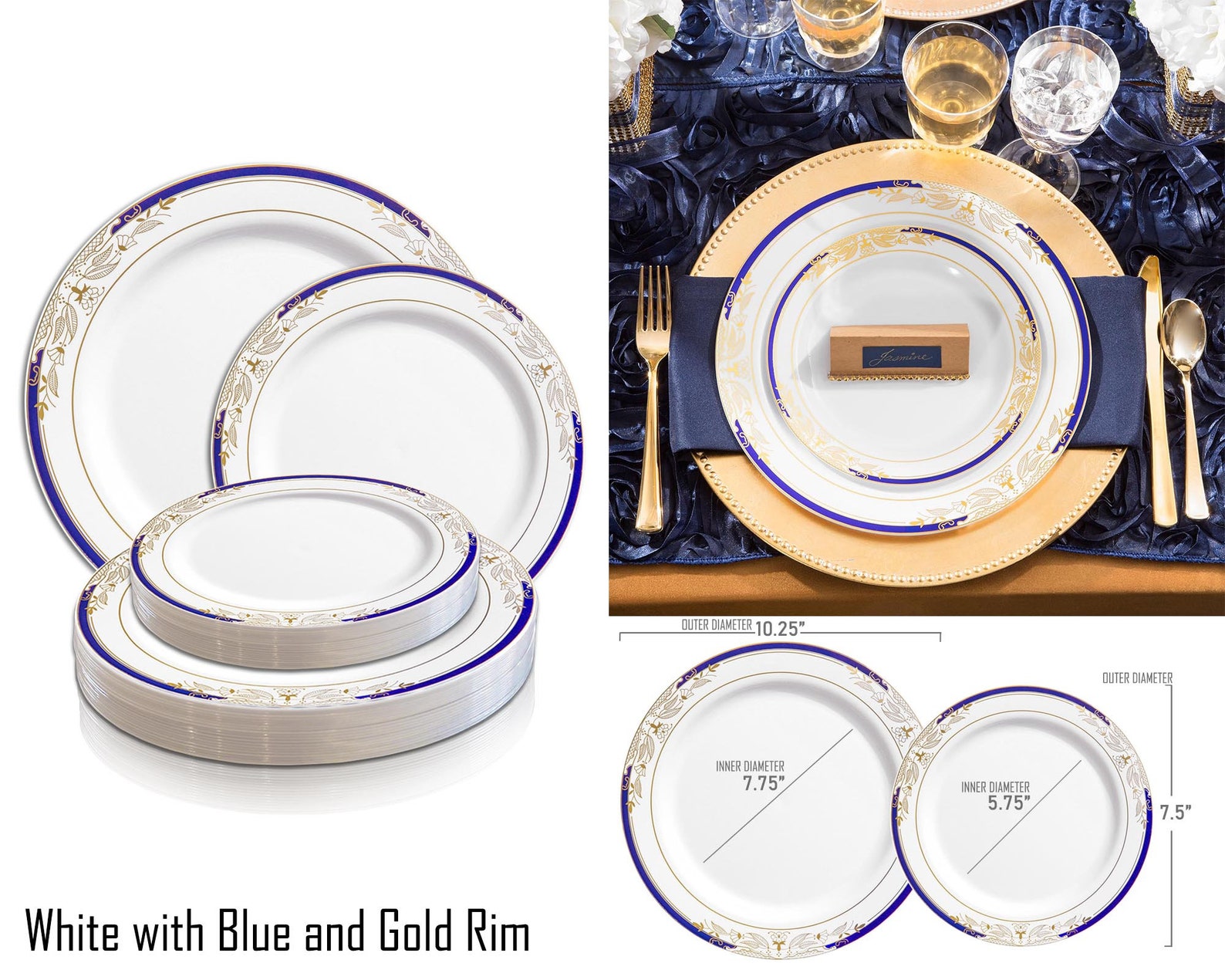 Deluxe Dinner Plates or Salad Plates Vibrant Colors Harmony Etsy