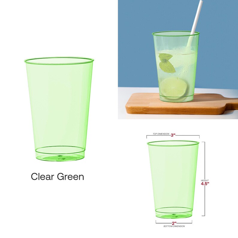 Pink Plastic Party Cups 12oz – Bpa-free Disposable Tumblers - Etsy