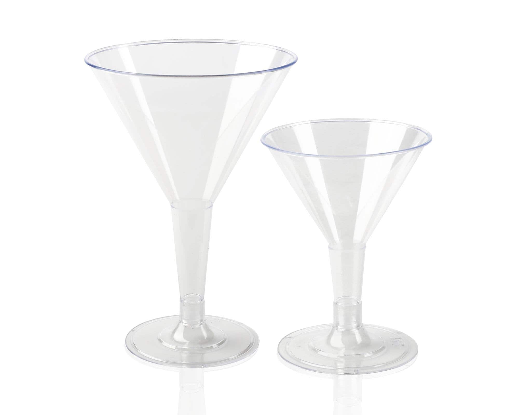 Elegant Plastic Martini Glasses Disposable Cocktail Glasses Etsy