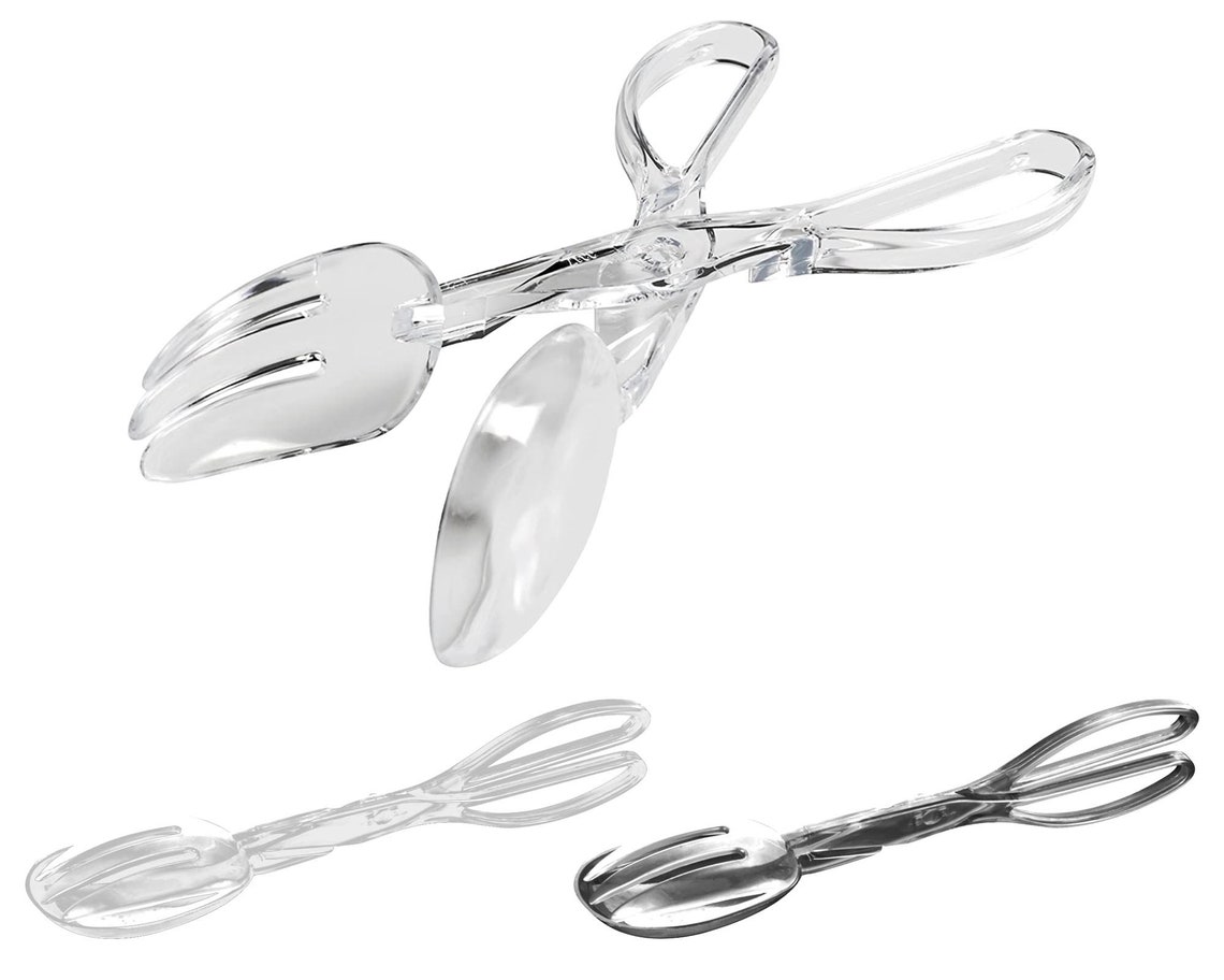 Serving Scissor Tongs Disposable Plastic Heavy Duty Serving Etsy