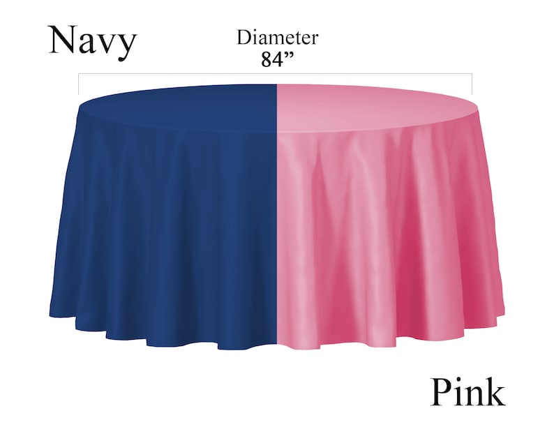 84 Elegant Solid Round Disposable Plastic Tablecloths Etsy