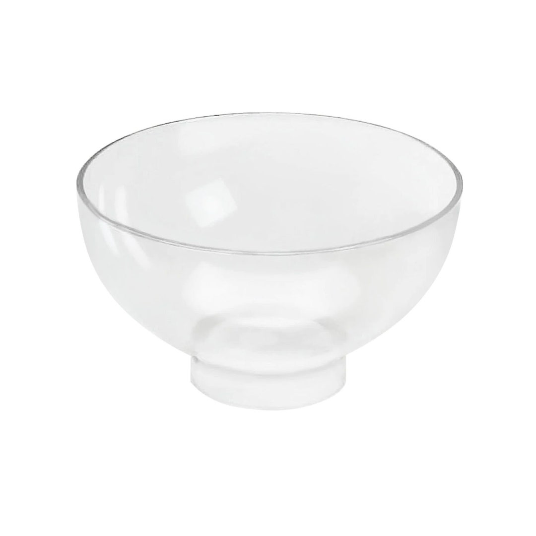 Disposable Clearround Mini Bowls 64oz, Clear/white Plastic Mini Bowls