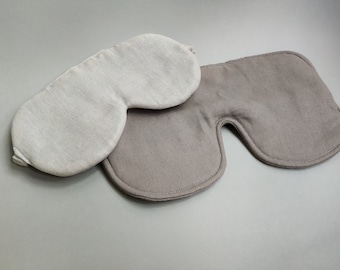 Oversized oder Standard Leinen Schlafmaske für Frauen oder Männer // Schlafmaske für Reiseschlaf // Alltagsaugenkissen // Augenabdeckung // Augenbinde