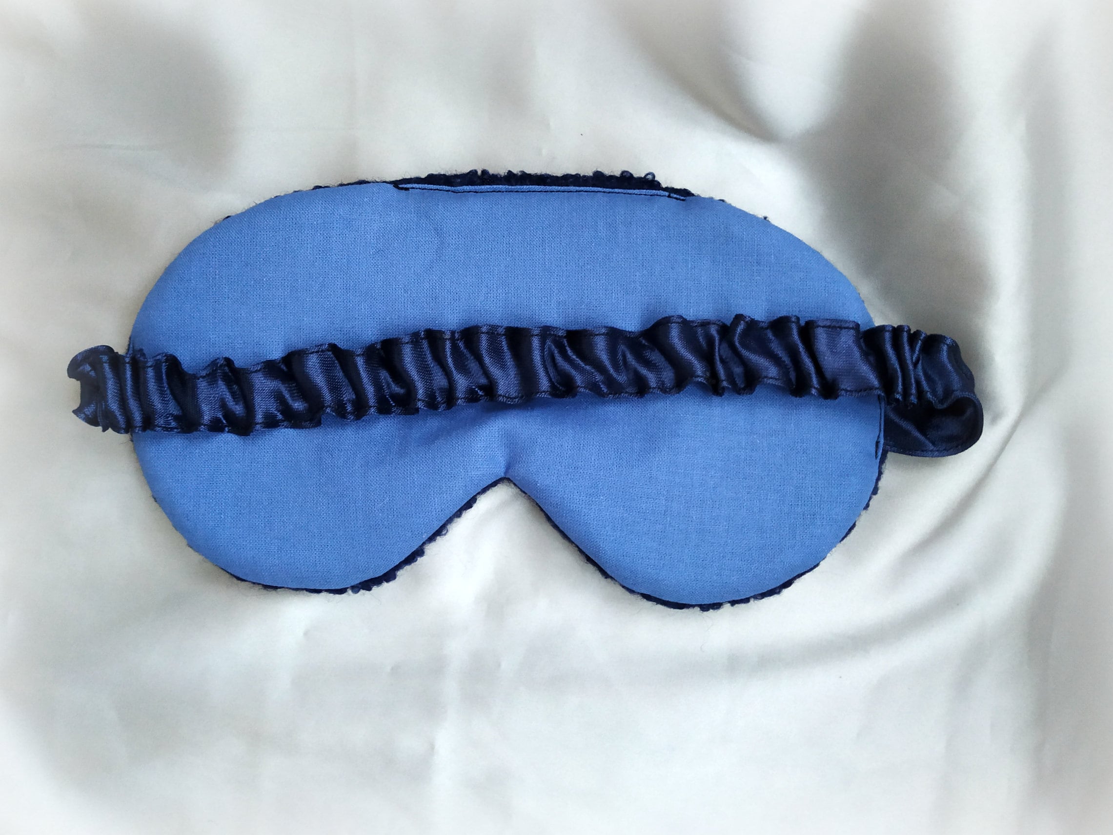 Navy blue Sleep mask / Eye mask / Gift for her or him / Travel Etsy